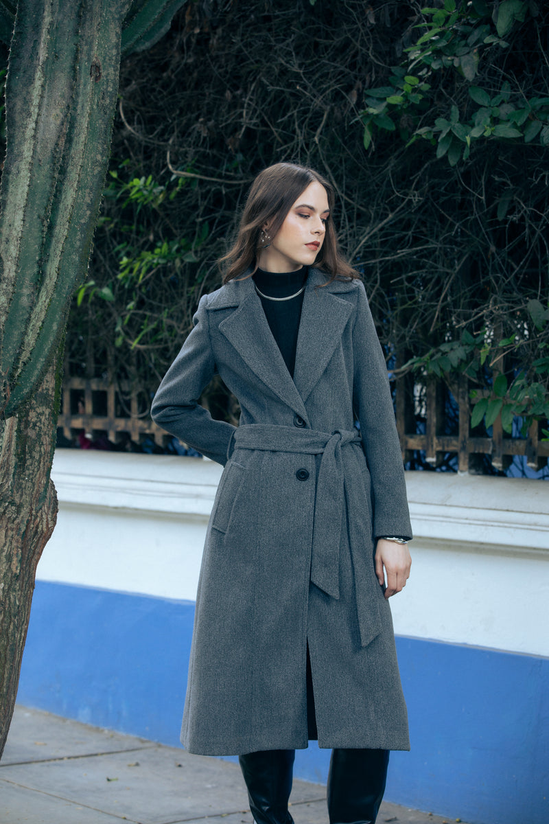 Abrigo Poppy Gris