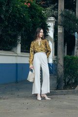 Blusa Beatriz Mostaza