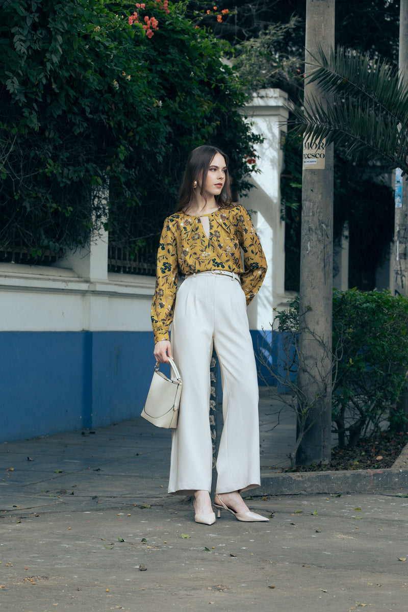 Blusa Beatriz Mostaza