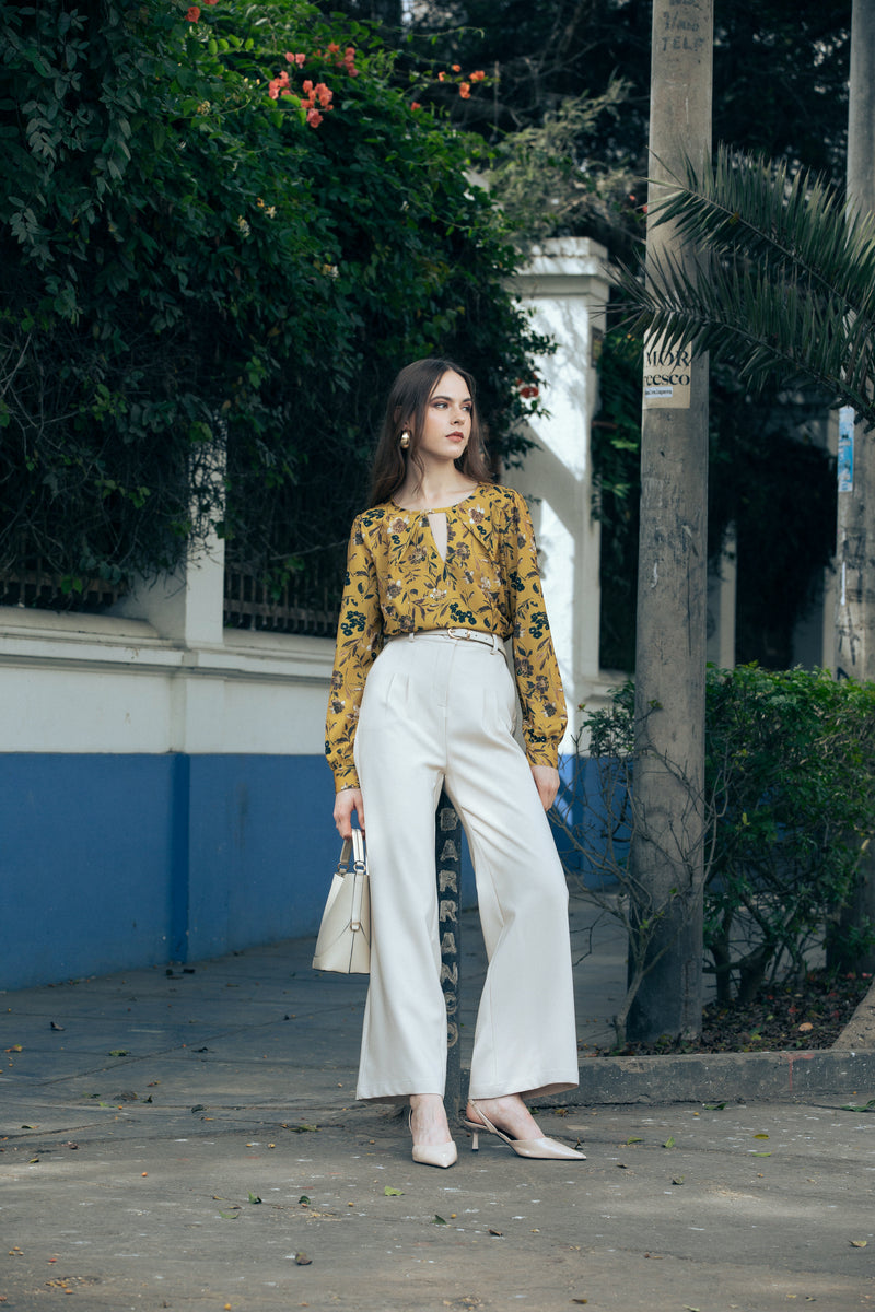 Blusa Beatriz Mostaza