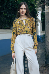 Blusa Beatriz Mostaza