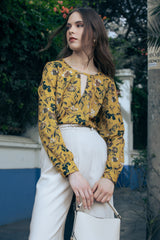 Blusa Beatriz Mostaza