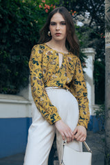 Blusa Beatriz Mostaza