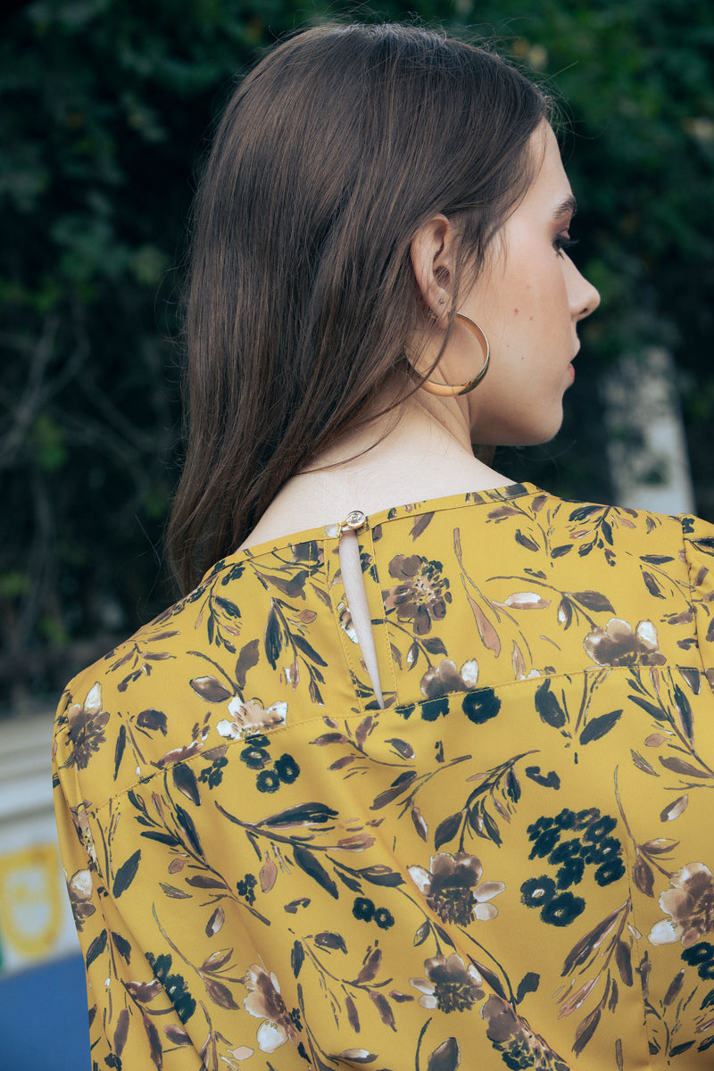 Blusa Beatriz Mostaza