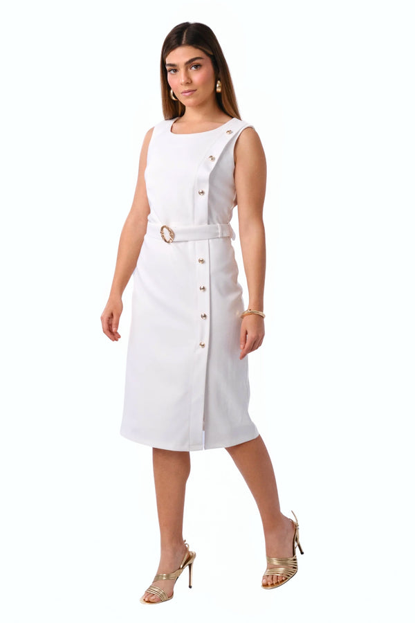 Vestido SofÍa Hueso