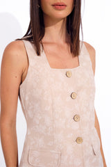 Chaleco Anilú Beige