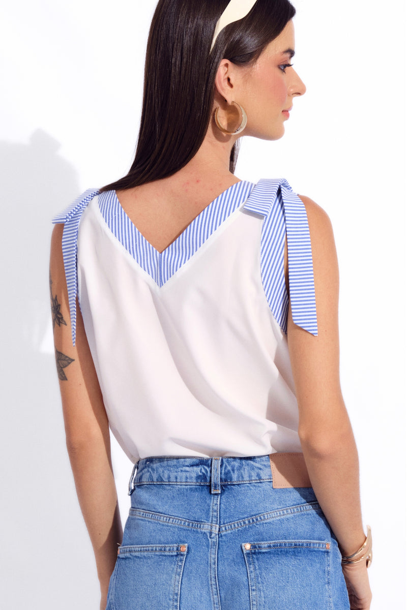 Blusa Alondra Celeste