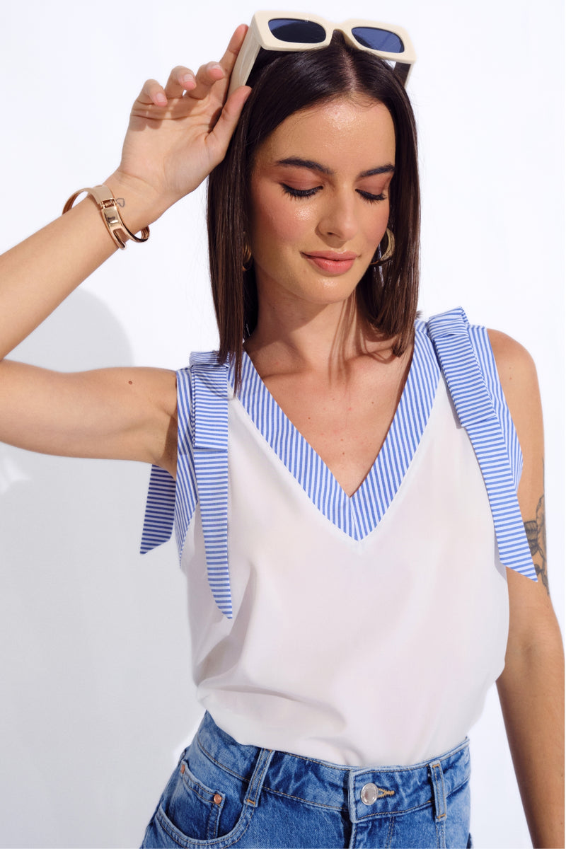 Blusa Alondra Celeste