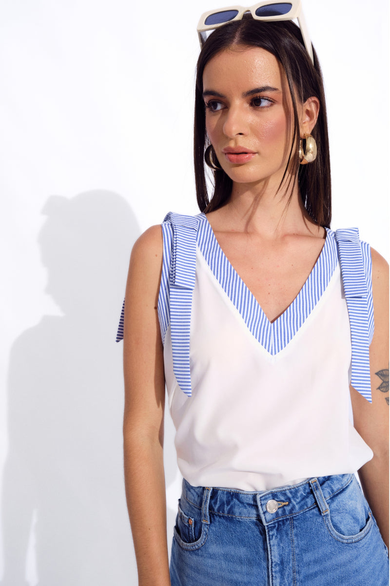 Blusa Alondra Celeste