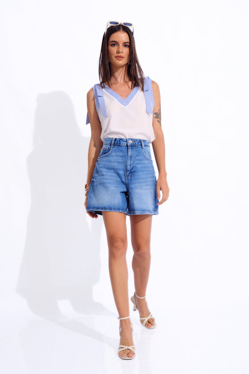 Blusa Alondra Celeste