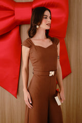 Enterizo Athena Marrón