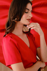 Vestido Raiza Rojo