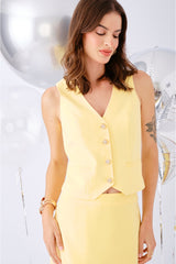 Chaleco Jessi Amarillo