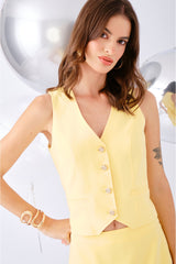 Chaleco Jessi Amarillo