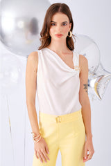 Blusa Jackeline Hueso