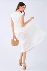Vestido Morelia Hueso