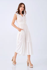 Vestido Morelia Hueso