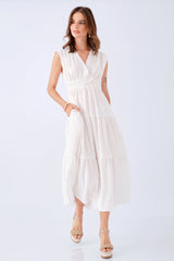 Vestido Morelia Hueso