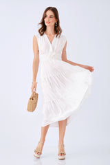 Vestido Morelia Hueso