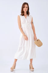 Vestido Morelia Hueso