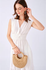 Vestido Morelia Hueso