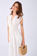 Vestido Morelia Hueso