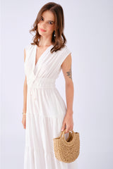 Vestido Morelia Hueso