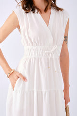 Vestido Morelia Hueso