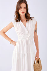 Vestido Morelia Hueso