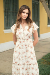 Vestido Luanda Beige