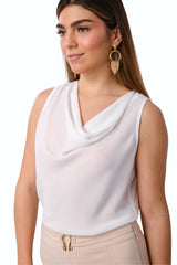 Blusa Holland Hueso