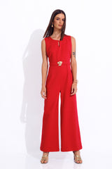 Enterizo Margarita Rojo