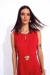 Enterizo Margarita Rojo