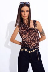 Blusa Jackeline Animal Print