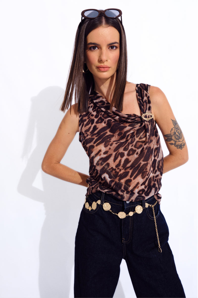 Blusa Jackeline Animal Print