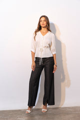 Pantalón Paola Negro Denim
