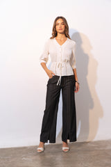 Pantalón Paola Negro Denim