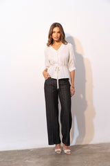 Pantalón Paola Negro Denim