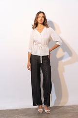 Pantalón Paola Negro Denim
