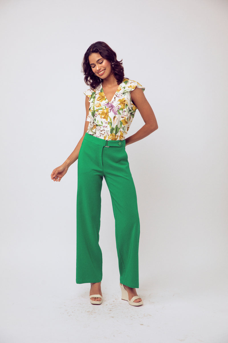 Pantalón Adela Verde