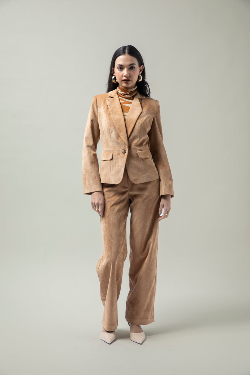 Blazer Kiara Camel Corduroy