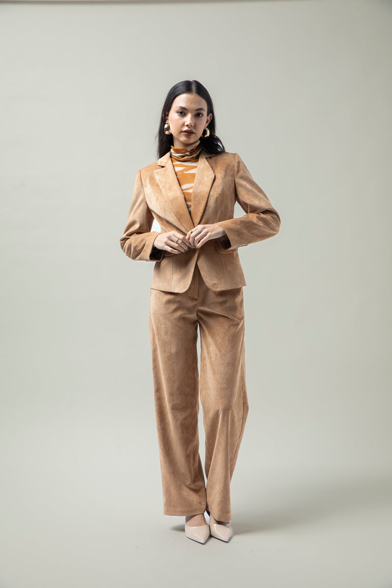 Blazer Kiara Camel Corduroy