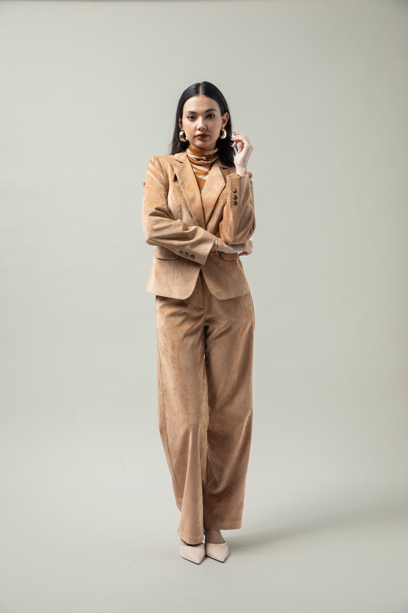 Blazer Kiara Camel Corduroy