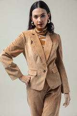 Blazer Kiara Camel Corduroy