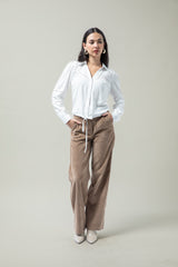 Pantalón Isla Beige Corduroy