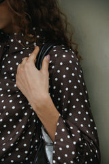 Blusa Magda Polka Dots Marrón