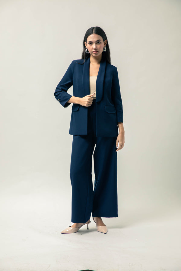 Blazer Marine Azul