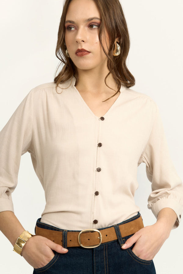 Blusa Nina Beige