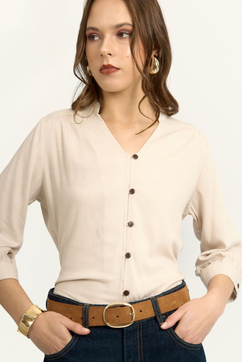 Blusa Nina Beige