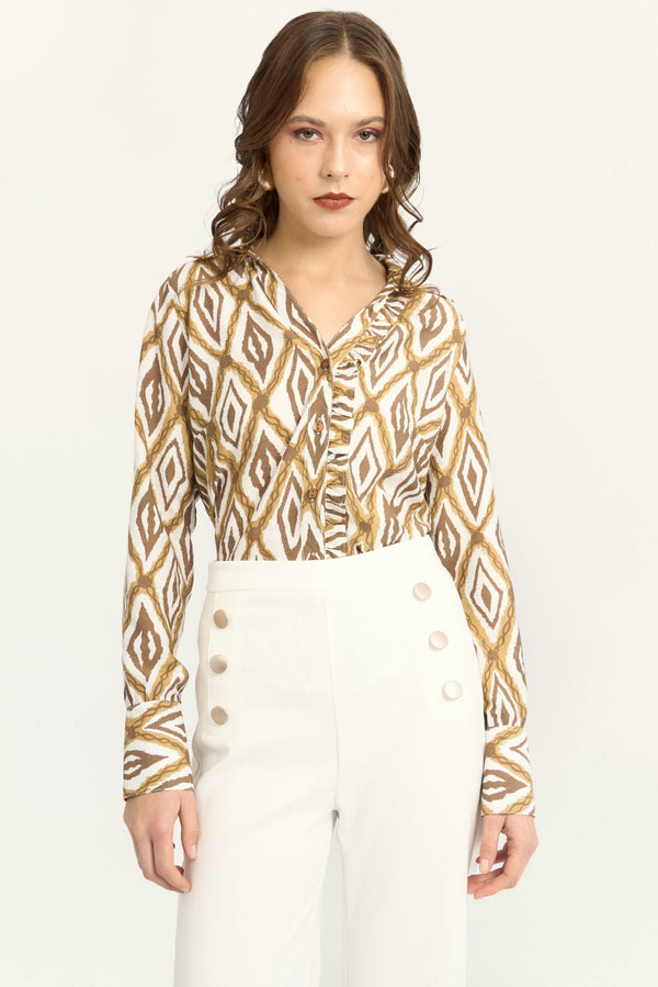 Blusa Amelia Marrón